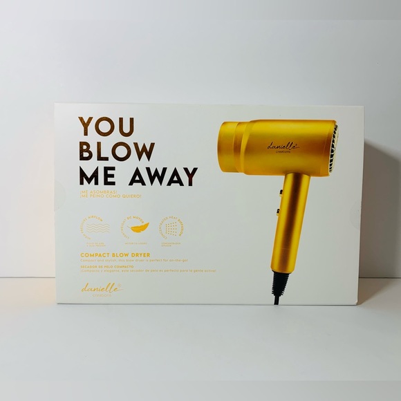 🆕 Danielle Creations lonic Gold Hair Blow Dryer With Adjustable Speed & Heat - Picture 7 of 7